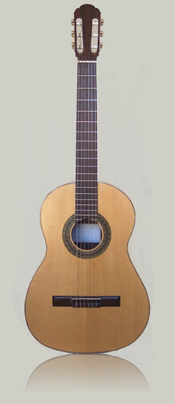 Guitar bygget af Poul Andersen